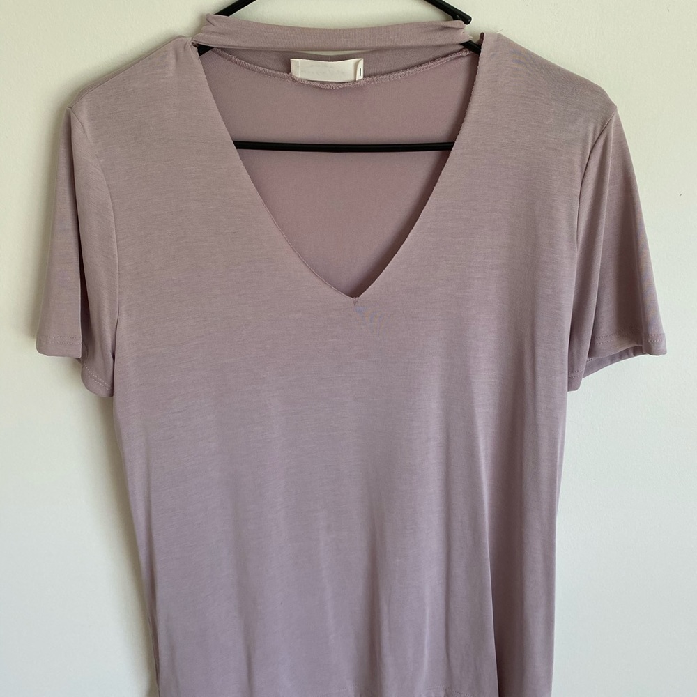 Soft and silky v neck